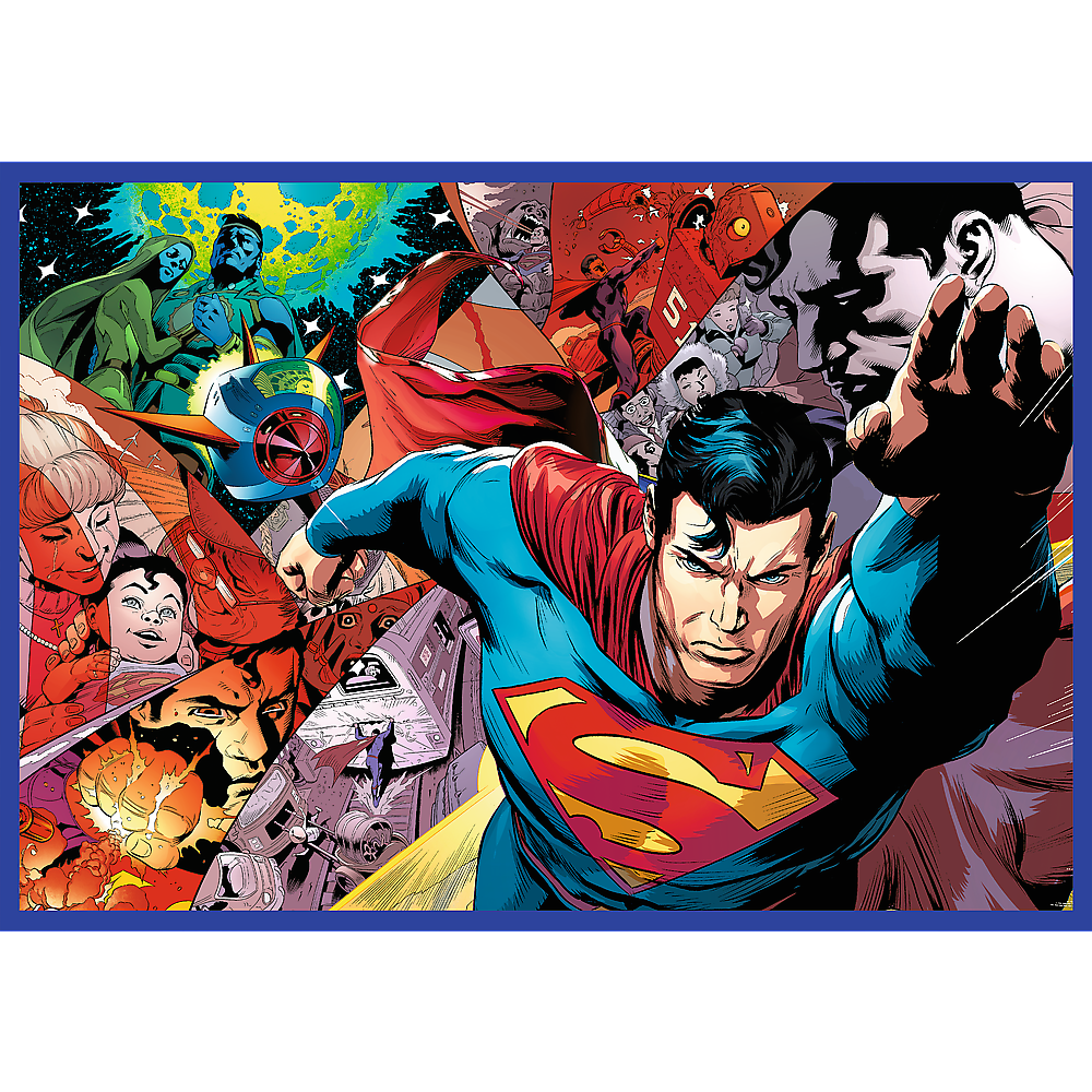 Puzzle Superman Coragem 4x250pcs Trefl 13340