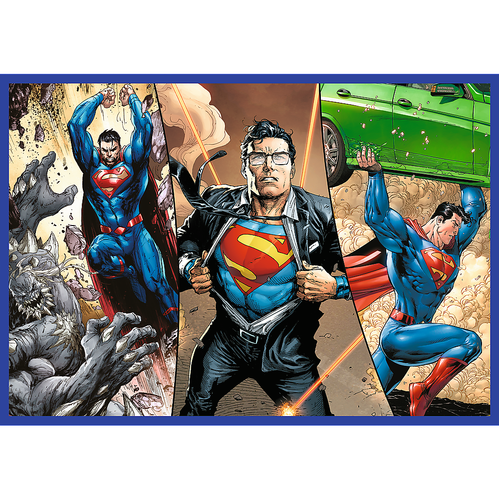 Puzzle Superman Coragem 4x250pcs Trefl 13340