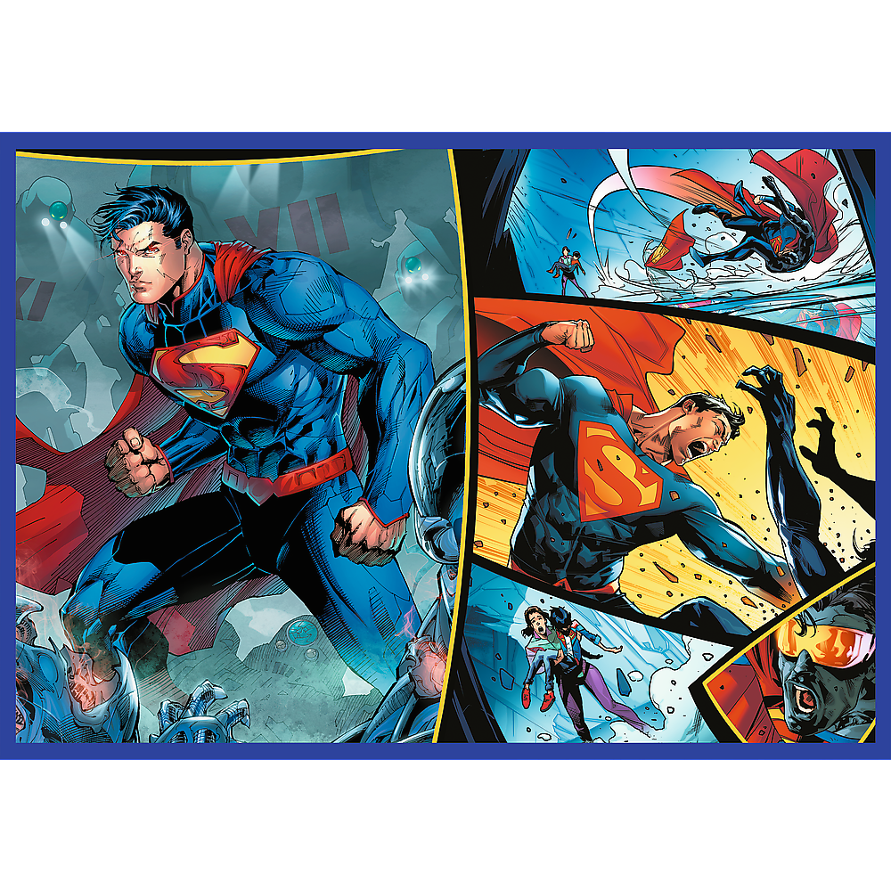 Puzzle Superman Coragem 4x250pcs Trefl 13340