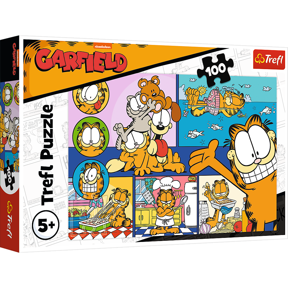 Puzzle Garfield Preguiçoso 100pcs Trefl 16521