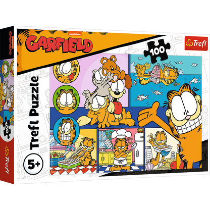 Puzzle Garfield Preguiçoso 100pcs Trefl 16521