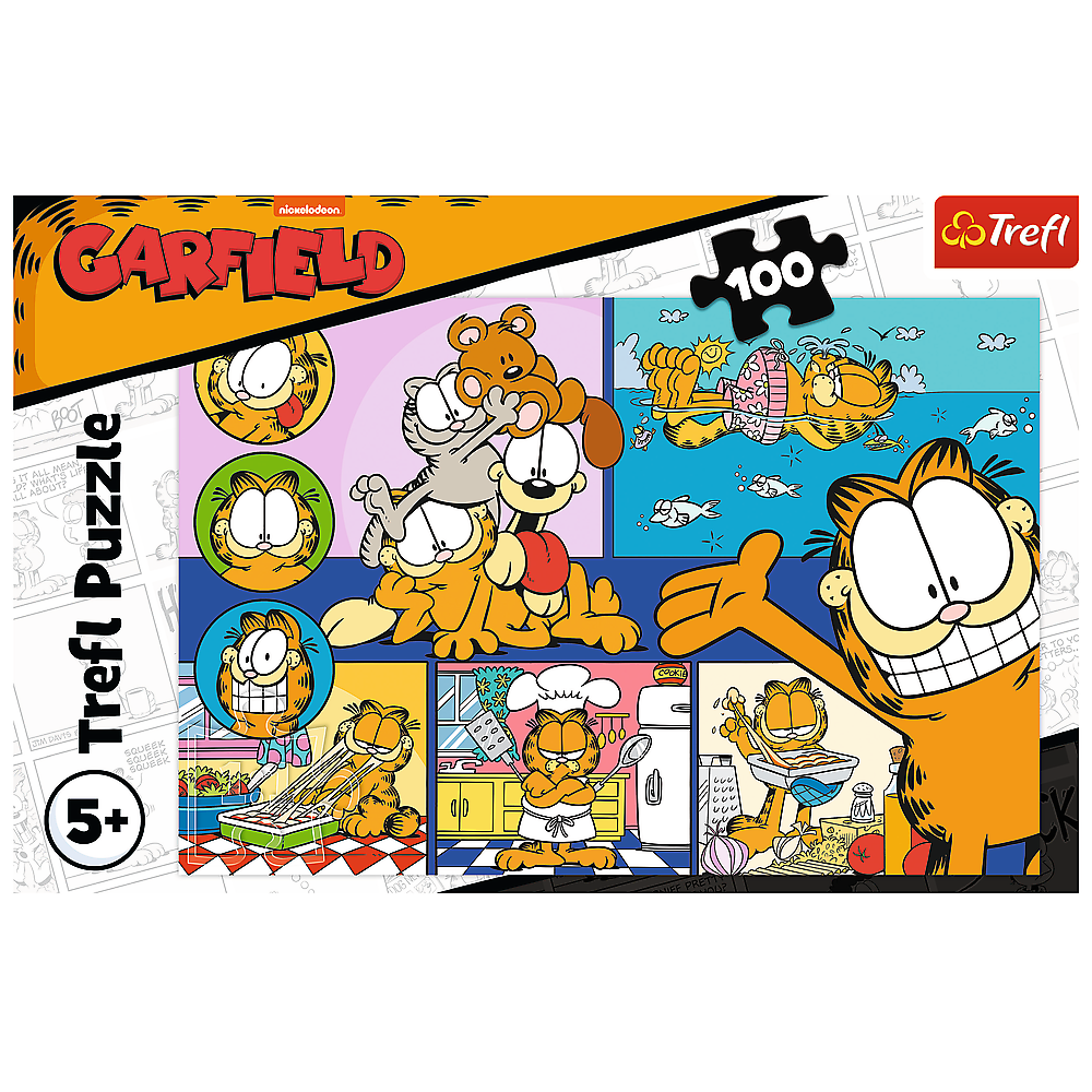 Puzzle Garfield Preguiçoso 100pcs Trefl 16521