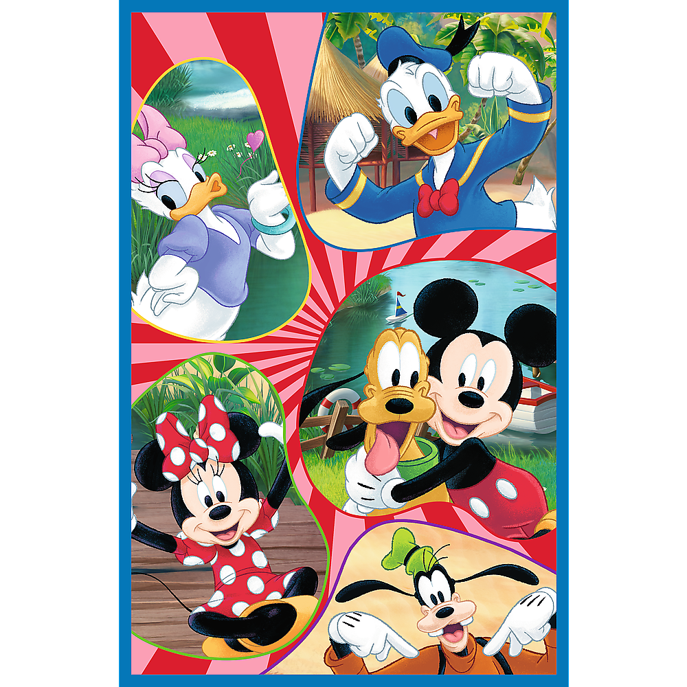 Puzzle Mickey Mouse Equipa 3x80pcs Trefl 34887