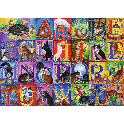 Puzzle Alfabeto Gatos 500pcs Trefl 37527