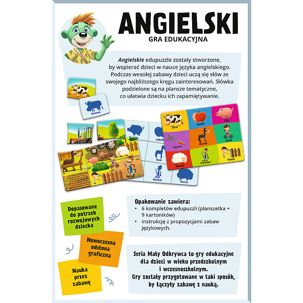 Jogo Inglês Little Explorer Trefl
