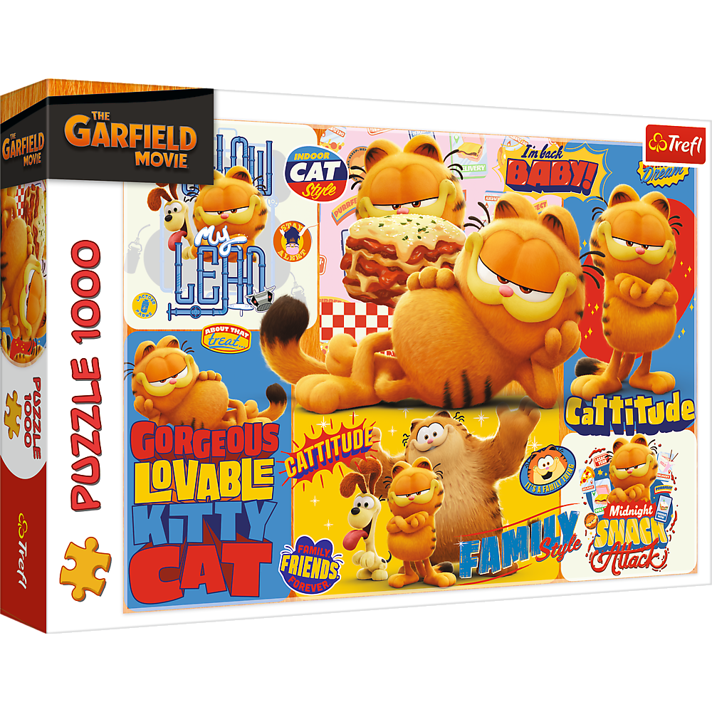 Puzzle Aventuras Garfield 1000pcs Trefl 10935