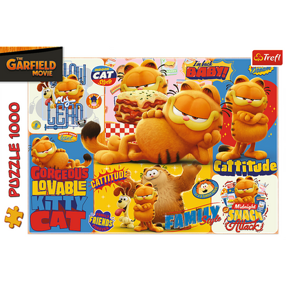 Puzzle Aventuras Garfield 1000pcs Trefl 10935