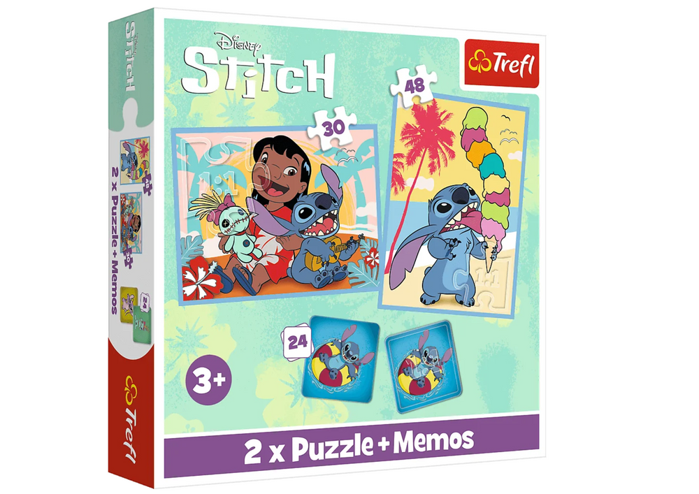 Puzzle + Memo 2 em 1 Lilo & Stitch Trefl 93585
