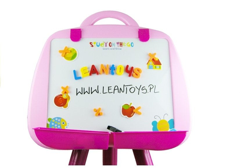 Quadro branco magnético com letras números