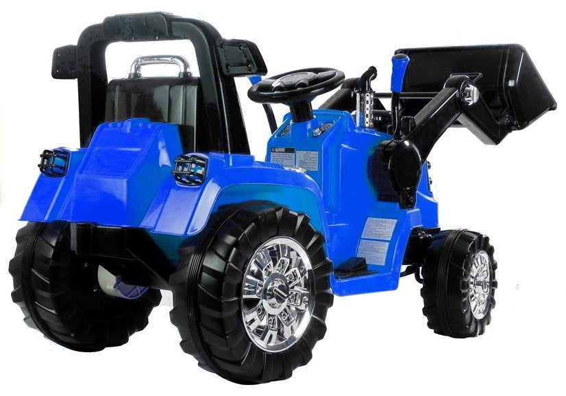 Trator elétrico infantil ZP1005 azul