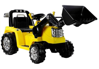 Trator elétrico infantil ZP1005 amarelo