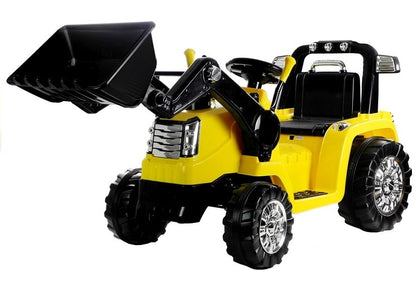 Trator elétrico infantil ZP1005 amarelo