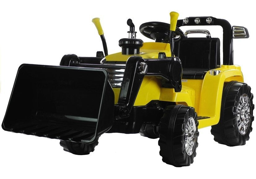 Trator elétrico infantil ZP1005 amarelo