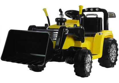 Trator elétrico infantil ZP1005 amarelo
