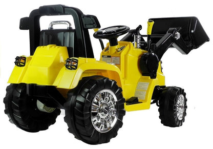 Trator elétrico infantil ZP1005 amarelo