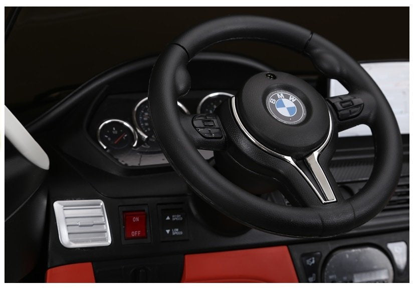 Carro elétrico infantil BMW X6M preto pintado novo