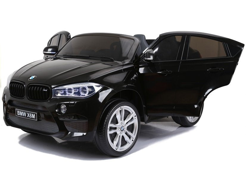 Carro elétrico infantil BMW X6M preto pintado novo