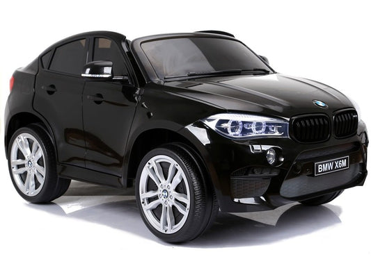 Carro elétrico infantil BMW X6M preto pintado novo