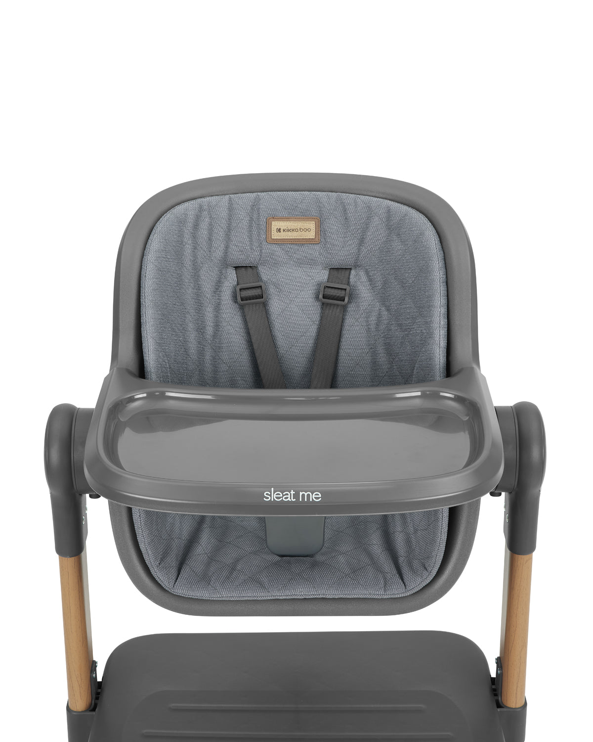 Berço co-sleeping + Cadeira de refeição 2 em 1 Sleat Me Cinza