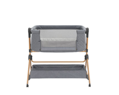 Berço co-sleeping + Cadeira de refeição 2 em 1 Sleat Me Cinza