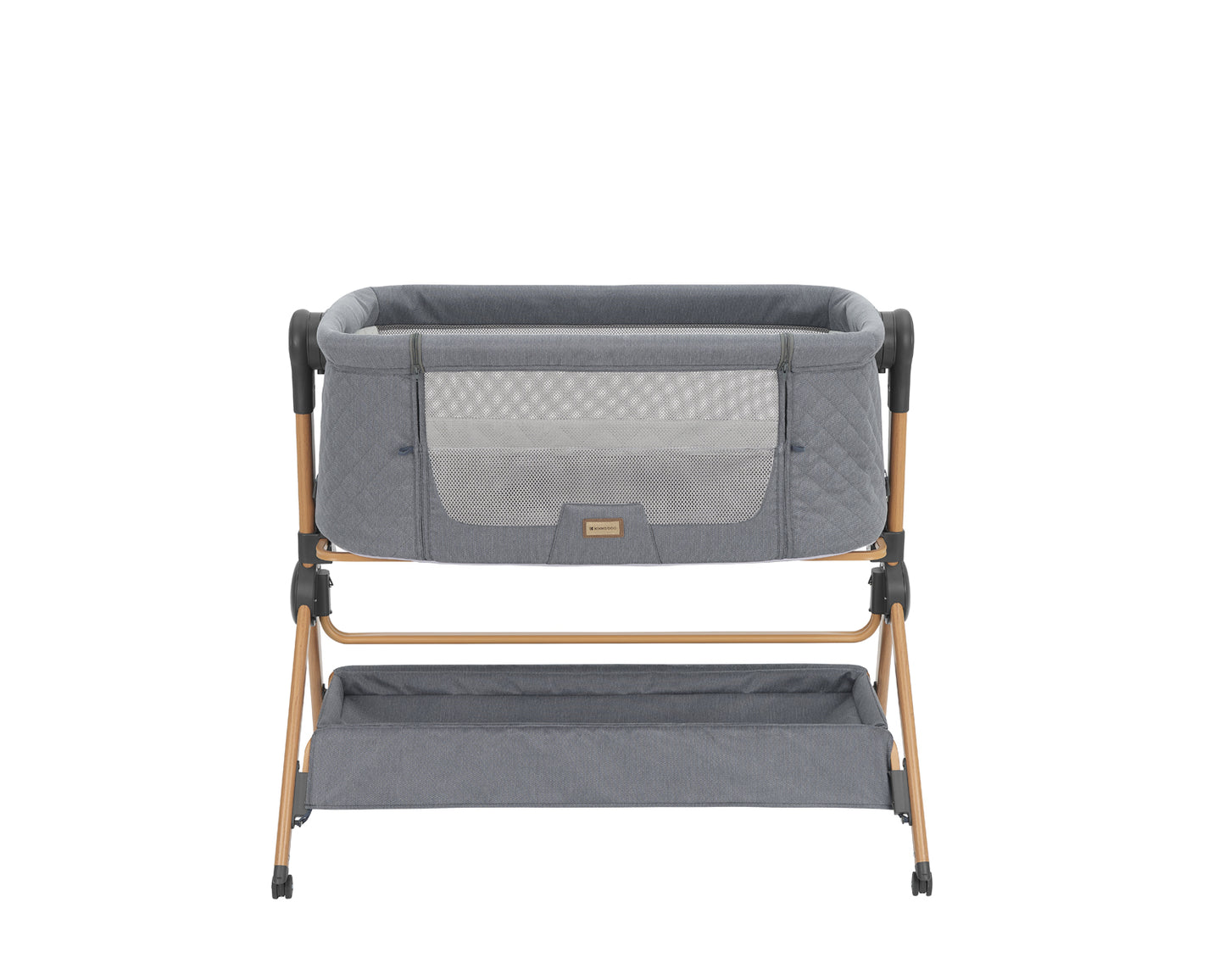 Berço co-sleeping + Cadeira de refeição 2 em 1 Sleat Me Cinza