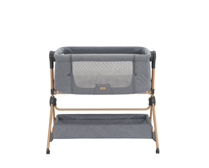 Berço co-sleeping + Cadeira de refeição 2 em 1 Sleat Me Cinza