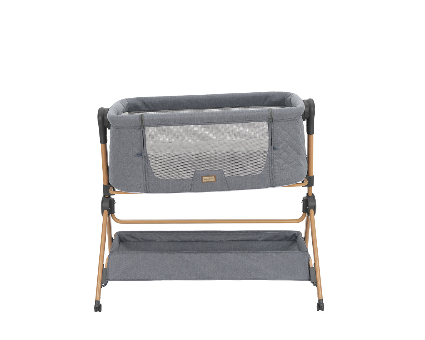 Berço co-sleeping + Cadeira de refeição 2 em 1 Sleat Me Cinza