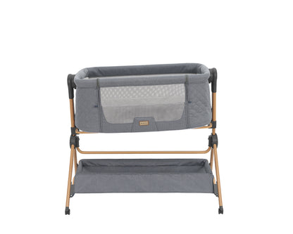 Berço co-sleeping + Cadeira de refeição 2 em 1 Sleat Me Cinza