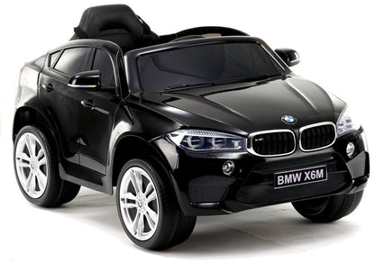 Carro elétrico infantil BMW X6 preto pintado
