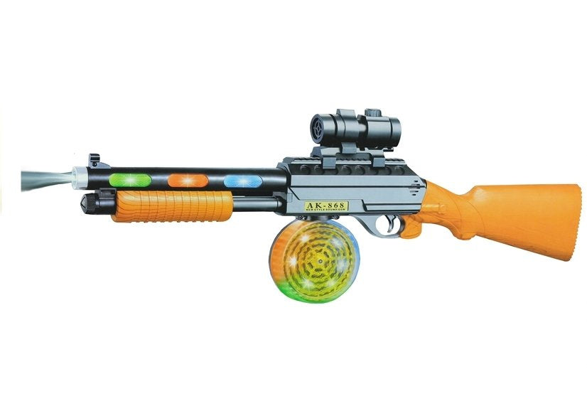 Metralhadora AK 868-1 com luz e som 60 cm