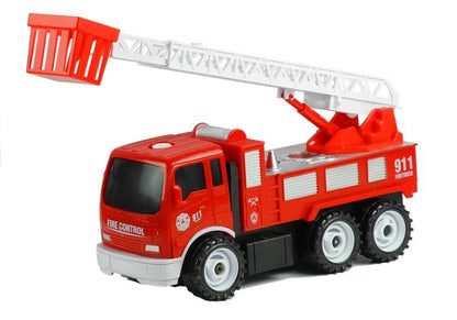 Camião bombeiros desmontável com ferramentas
