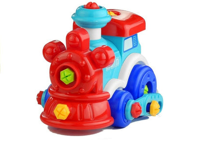 Comboio desmontável com ferramentas e figuras