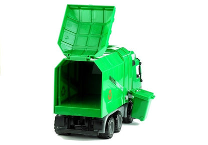 Contentor lixo verde desmontável com abertura