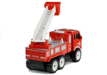 Camião de bombeiros desmontável com rampa e ferramentas
