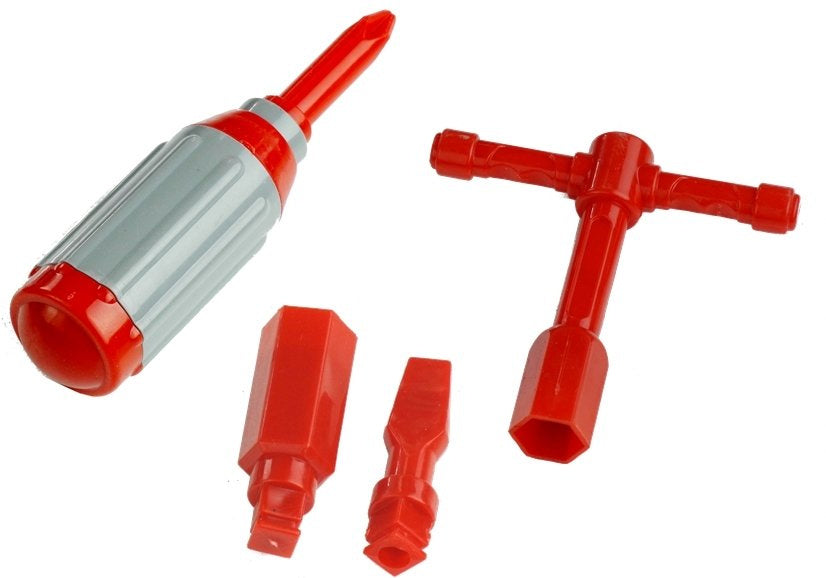 Camião de bombeiros desmontável com rampa e ferramentas