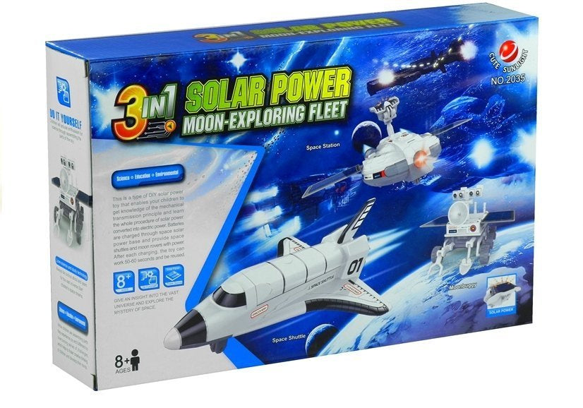 Avião espacial solar 3 em 1 DIY