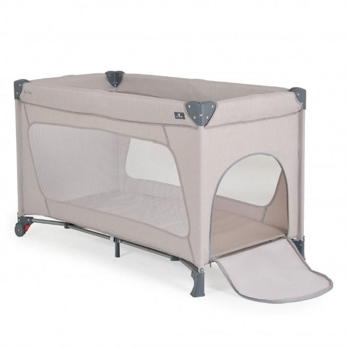 Cama de viagem Moni One Touch Light Grey