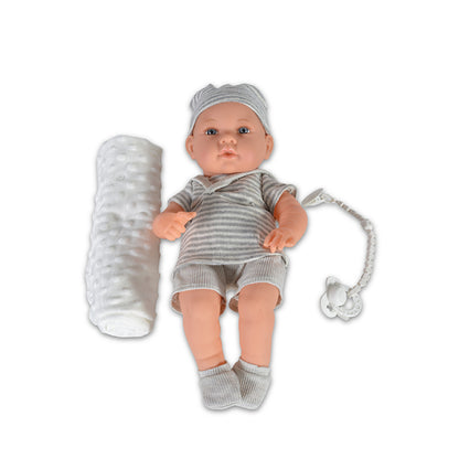 Boneca Moni Little Doll Grey 41 cm