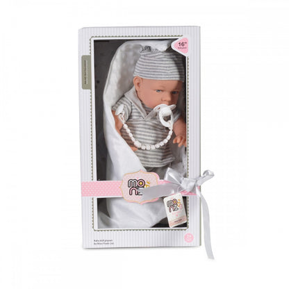 Boneca Moni Little Doll Grey 41 cm