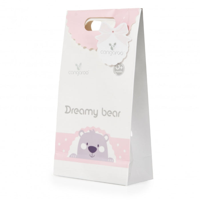 Cobertor para bebé Moni Dreamy bear Pink (75x100cm)