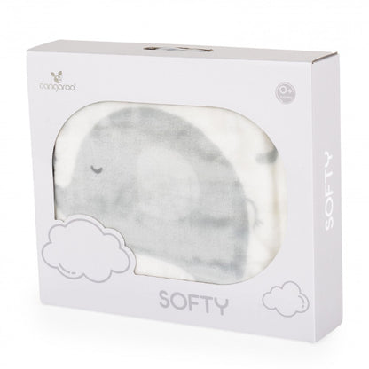 Cobertor para bebé Moni Softy Lovely Day Grey (110x140cm)