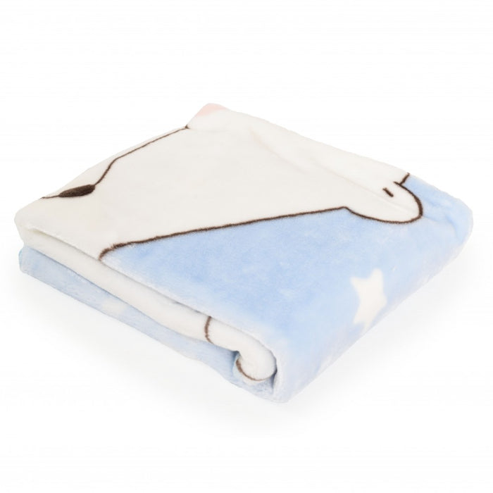 Cobertor para bebé Moni Softy Sweet hugs Blue (80x110cm)
