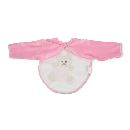 Babete com mangas Cangaroo HUG ME, LITTLE BEAR Pink