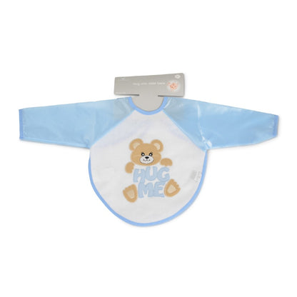 Babete com mangas Cangaroo HUG ME, LITTLE BEAR Blue