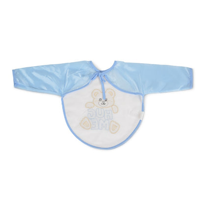 Babete com mangas Cangaroo HUG ME, LITTLE BEAR Blue