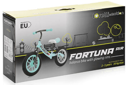 Bicicleta de Equilibrio Aro Brilhante Lorelli Fortuna Grey & Green