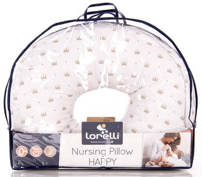 Almofada de Amamentação Lorelli Happy Crowns Latte