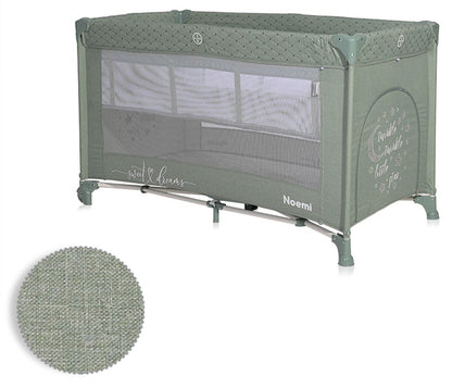 Cama de viagem 2 Níveis Lorelli Noemi Iceberg Green Star