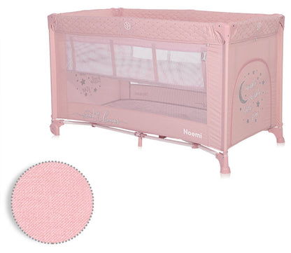 Cama de viagem 2 Níveis Lorelli Noemi Mellow Rose Star