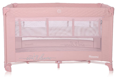 Cama de viagem 2 Níveis Lorelli Noemi Mellow Rose Star